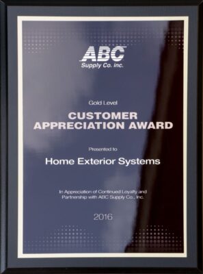 ABC Supply Co Award
