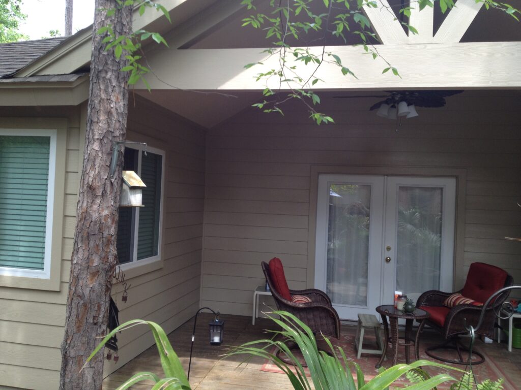 After new patio cover