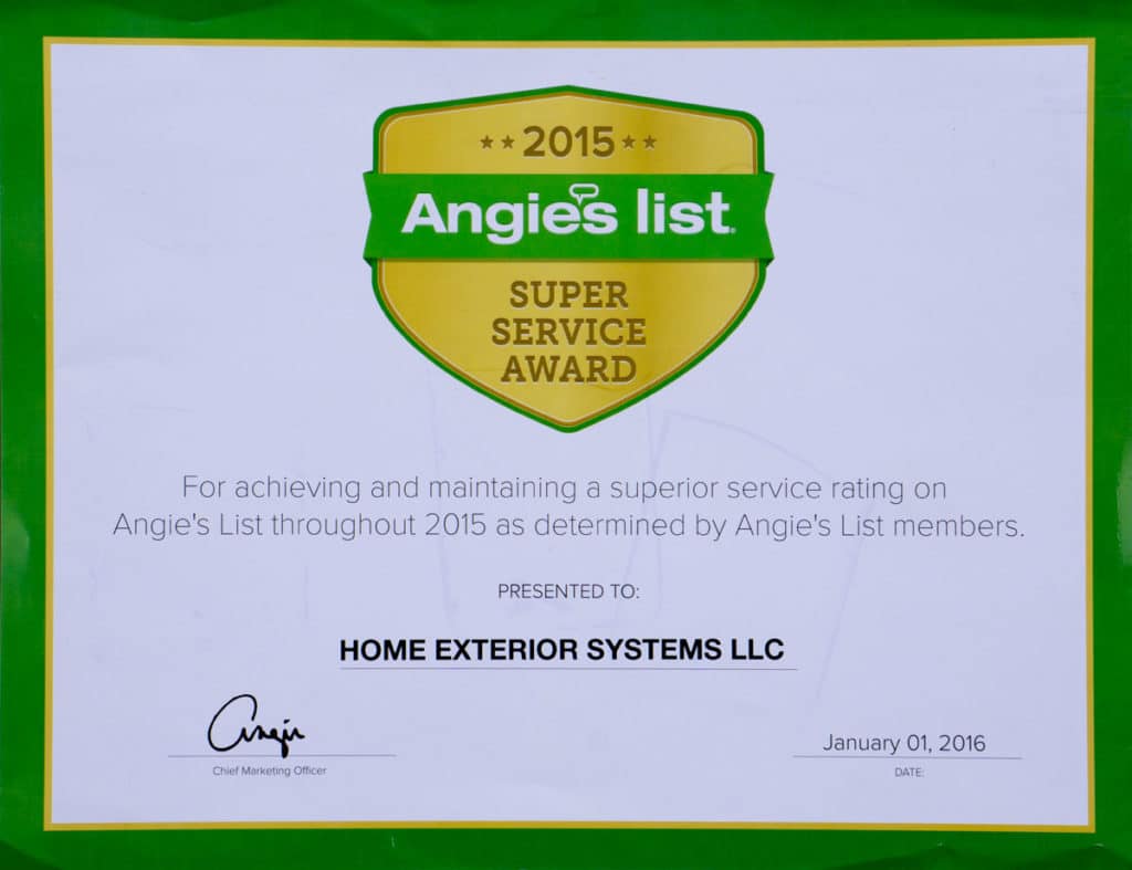 Angies Super Service Multi-award winner