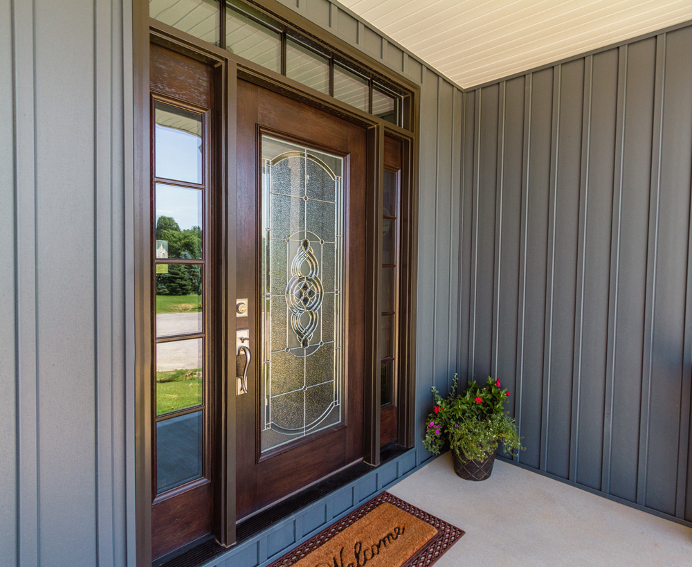 provia replacement door installation by Home Exterior Systems, in Houston