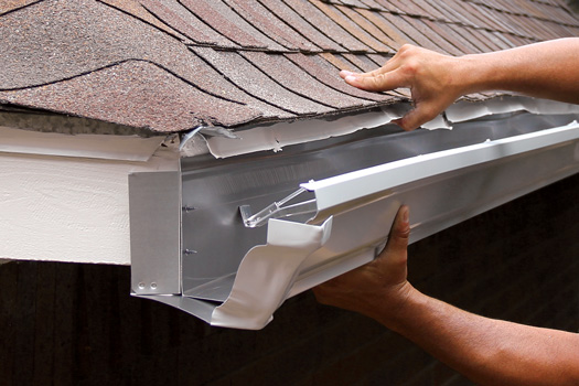 rain gutter replacement houston